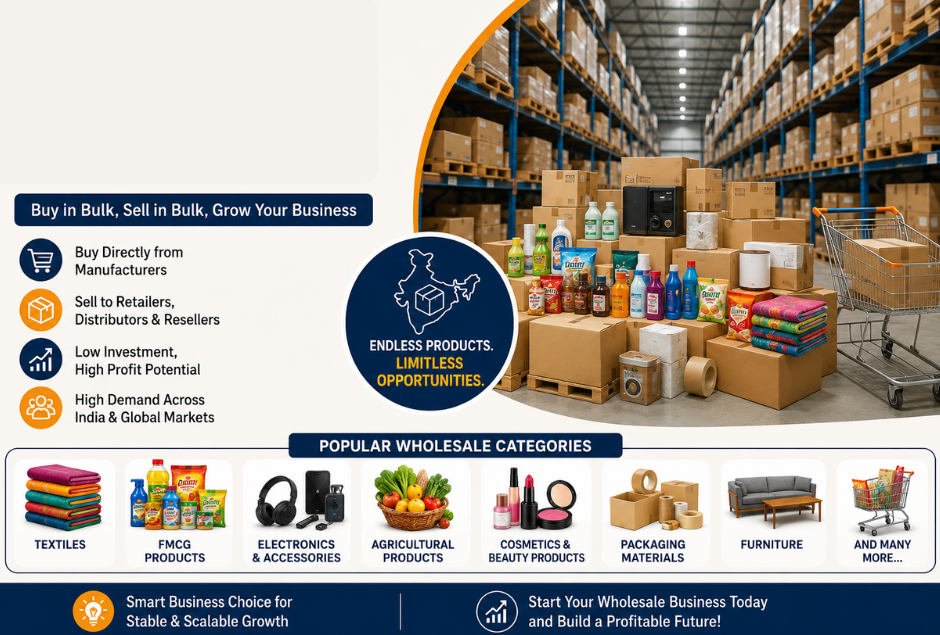 20 Profitable Wholesale Business Ideas in India